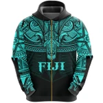 Alohawaii Clothing, Zip Hoodie Fiji (Blue) Polynesian | Alohawaii.co