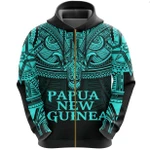 Alohawaii Clothing, Zip Hoodie Papua New Guinea (Blue) Polynesian | Alohawaii.co
