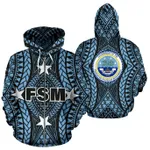 Alohawaii Clothing, Zip Hoodie Federated States Of Micronesia All Over, Fsm Central Version | Alohawaii.co