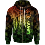 Alohawaii Clothing, Zip Hoodie Guam Polynesian Wings (Reggae) | Alohawaii.co