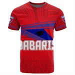 (Custom) Alohawaii T-Shirt - Vitis Central Dabaris T-Shirt Flag Tapa Pattern Stronic Style J10