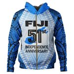 Alohawaii Clothing - Fiji 51st Independence Anniversary Zip Hoodie J0