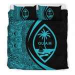 Alohawaii Bedding Set - Cover and Pillow Cases Guam Coat Of Arms Polynesian Circle Style | Alohawaii.co