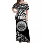 Alohawaii Dress - FSM Off Shoulder Long Dress Unique Vibes - Black