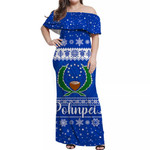 Alohawaii Dress - FSM Pohnpei Off Shoulder Long Dress Simple Style