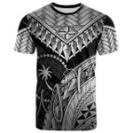 Chuuk Custom Personalised T-Shirt White - Polynesian Necklace and Lauhala