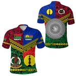 Vanuatu And New Caledonia Kanaky Polo Shirt Together