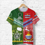 (Custom Personalised) Kiribati And Cook Islands T Shirt Together