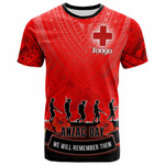 Alohawaii T-Shirt - Tonga Anzac Remembrance Day T-Shirt