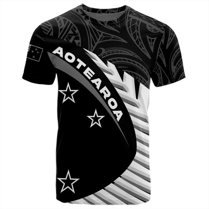 Alohawaii T-Shirt - Aotearoa Black Rugby T-Shirt