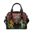 Somerville Modern Crest Tartan Lion Unicorn Thistle Shoulder Handbag