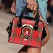 Ross Modern Tartan Clan Shoulder Handbag | Special Custom Design