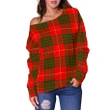 Tartan Womens Off Shoulder Sweater - Cameron Modern - BN