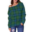 Tartan Womens Off Shoulder Sweater - Lauder - BN