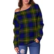 Tartan Womens Off Shoulder Sweater - More (Muir) - BN