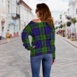 Tartan Womens Off Shoulder Sweater - Newman - BN