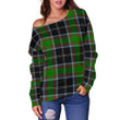 Tartan Womens Off Shoulder Sweater - Webster - BN