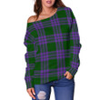 Tartan Womens Off Shoulder Sweater - Elphinstone - BN