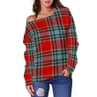 Tartan Womens Off Shoulder Sweater - MacLeay - BN