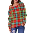 Tartan Womens Off Shoulder Sweater - Ogilvie - BN