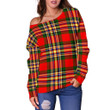 Tartan Womens Off Shoulder Sweater - MacGill Modern - BN
