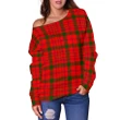 Tartan Womens Off Shoulder Sweater - MacDonnell Of Keppoch Modern - BN