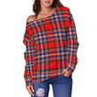 Tartan Womens Off Shoulder Sweater - MacFarlane Modern - BN