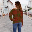 Tartan Womens Off Shoulder Sweater - Drummond - BN