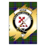 Garden Flag Adam Clan Gold Crest Gold Thistle
