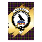 Garden Flag MacDonnell of Glengarry Modern Clan Gold Crest Gold Thistle