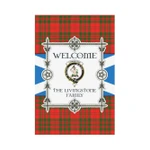 The Livingstone Tartan Garden Flag - New Version | Scottishclans.co