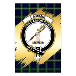 Garden Flag Lammie Clan Gold Crest Gold Thistle