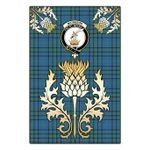 Garden Flag Matheson Hunting Ancient Clan Crest Gold Thistle