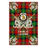 Garden Flag Fairlie Modern Clan Crest Golf Courage  Gold Thistle