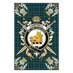 Garden Flag Campbell Ancient 02 Clan Crest Sword Gold Thistle