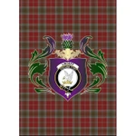 Lindsay Weathered Clan Garden Flag Royal Thistle Of Clan Badge