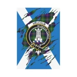 Malcolm Lives In Me Tartan Flag | Scottishclans.co
