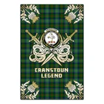 Garden Flag Cranstoun Clan Crest Golf Courage  Gold Thistle