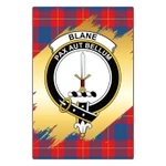 Garden Flag Blane Clan Gold Crest Gold Thistle