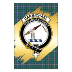 Garden Flag Carmichael Ancient Clan Gold Crest Gold Thistle