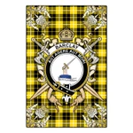 Garden Flag Barclay Dress Modern Clan Crest Sword Gold Thistle
