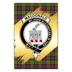 Garden Flag MacDonald of Clanranald Clan Gold Crest Gold Thistle