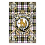 Garden Flag MacPherson Dress Modern Clan Crest Sword Gold Thistle
