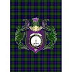 Shaw Modern Clan Garden Flag Royal Thistle Of Clan Badge