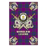 Garden Flag Wardlaw Modern Clan Crest Golf Courage  Gold Thistle