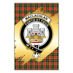 Garden Flag MacLachlan Hunting Modern Clan Gold Crest Gold Thistle
