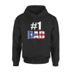 #1 Dad Puerto Rico Fathers Day Holiday Hoodie