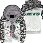 New York Jets Sherpa Hoodie - Style Mix Camo