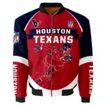 Houston Texans Men's Rugby Sports Bomber Jacket