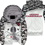 Arizona Cardinals Sherpa Hoodie - Style Mix Camo